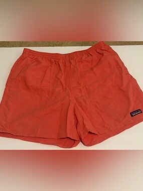Patagonia Men’s Orange Lined Swim Trunks - Medium
